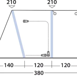 Outwell Wolfburg 380 Air -Camping im Freien Verkäufe 2024 111247 Wolfburg 380 Air Drawing Other4 Copy