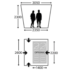 Dometic Auto AIR Redux Vorzelt -Camping im Freien Verkäufe 2024 1200 Auto AIR ECO IZ gr
