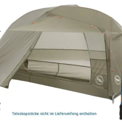 Big Agnes Copper Spur HV UL 1 -Camping im Freien Verkäufe 2024 1200 Copper Spur HV UL1 OLV Fly Open Awning Mode