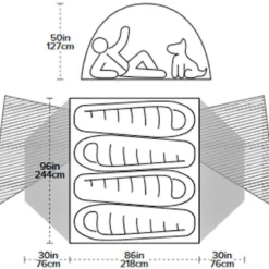 Big Agnes Copper Spur HV UL 4 -Camping im Freien Verkäufe 2024 1200 Copper Spur hv ul 4 gr