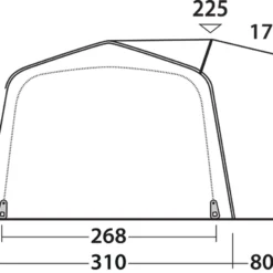 Outwell Jonesville 440SA Flex -Camping im Freien Verkäufe 2024 1200 Jonesville 440SA qs