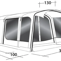 Outwell Jonesville 440SA Flex -Camping im Freien Verkäufe 2024 1200 Jonesville 440SA sk