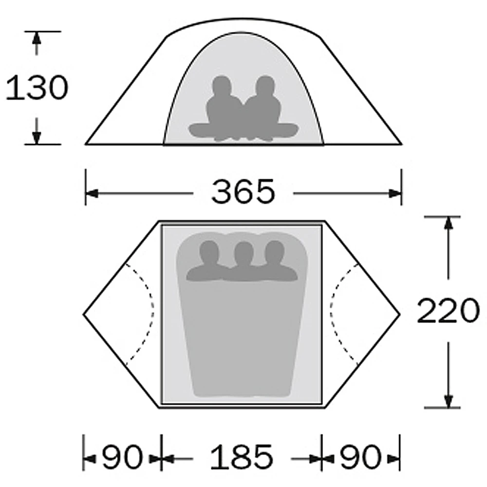 VAUDE Campo Grande 3-4P 5 VAUDE Campo Grande 3-4P – Bild 3