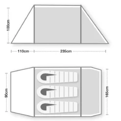 Hoolie Compact 3 -Camping im Freien Verkäufe 2024 1800 Hoolie Compact 3 gretALyoffoZvnE