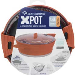 Sea To Summit X-Pot 17 Sea To Summit X-Pot -Camping im Freien Verkäufe 2024 AXPOTSS1 4RU X Pot 1 4Litre StorageSackIncluded Rust Packaging 01