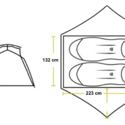 Nemo Aurora 2P -Camping im Freien Verkäufe 2024 Aurora2